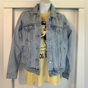 Lucky Brand Light Blue Denim Jacket New